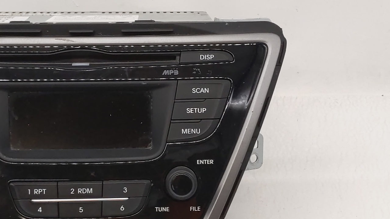 2014-2016 Hyundai Elantra Radio AM FM Cd Player Receiver Replacement P/N:961703X156GU 96170-3X156GU Fits Fits 2014 2015 2016