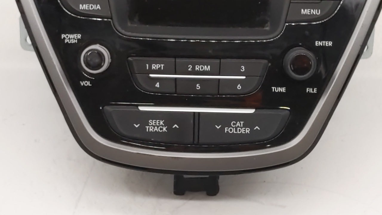 2014-2016 Hyundai Elantra Radio AM FM Cd Player Receiver Replacement P/N:961703X156GU 96170-3X156GU Fits Fits 2014 2015 2016