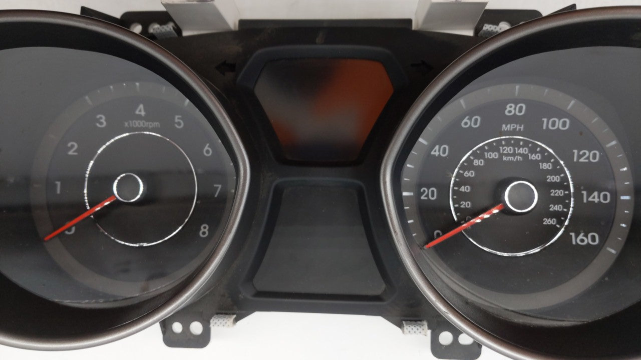 2014-2016 Hyundai Elantra Instrument Cluster Speedometer Gauges P/N:94004-3Y010 Fits Fits 2014 2015 2016 OEM Used Auto Parts