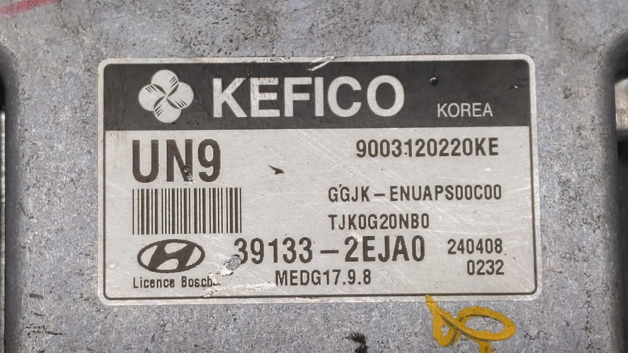 2014 Hyundai Elantra PCM Engine Control Computer ECU ECM PCU OEM P/N:39133-2EJA0 39133-2EJC0, 39131-2EJA0 Fits OEM Used Auto