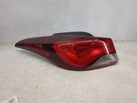 2014-2016 Hyundai Elantra Tail Light Assembly Driver Left OEM P/N:92401-3X3 Fits Fits 2014 2015 2016 OEM Used Auto Parts - O