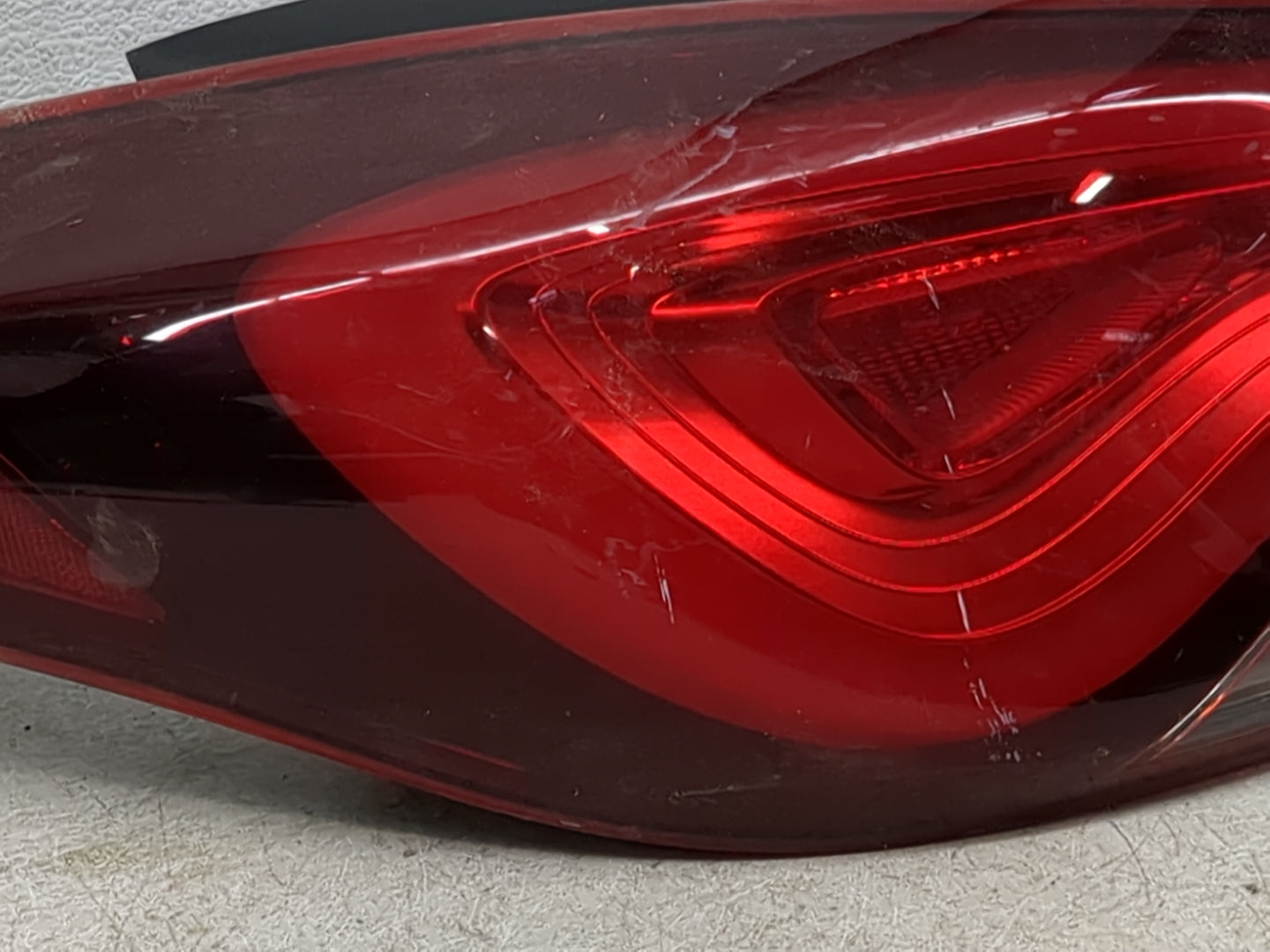 2014-2016 Hyundai Elantra Tail Light Assembly Driver Left OEM P/N:92401-3X3 Fits Fits 2014 2015 2016 OEM Used Auto Parts - O