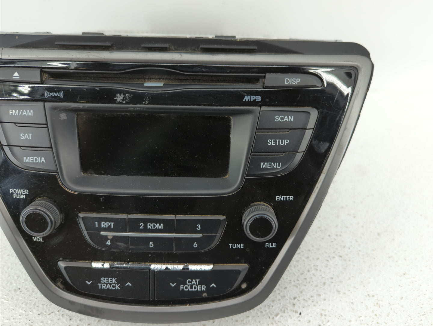 2014-2016 Hyundai Elantra Am Fm Cd Player Radio Receiver - Oemusedautoparts1.com