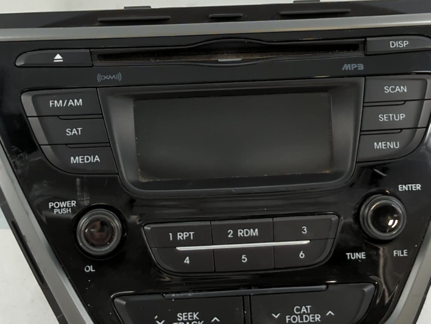 2014-2016 Hyundai Elantra Radio AM FM Cd Player Receiver Replacement P/N:96170-3X156GU Fits Fits 2014 2015 2016 OEM Used Aut