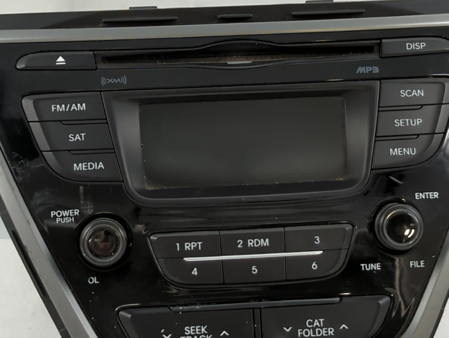 2014-2016 Hyundai Elantra Radio AM FM Cd Player Receiver Replacement P/N:96170-3X156GU Fits Fits 2014 2015 2016 OEM Used Aut