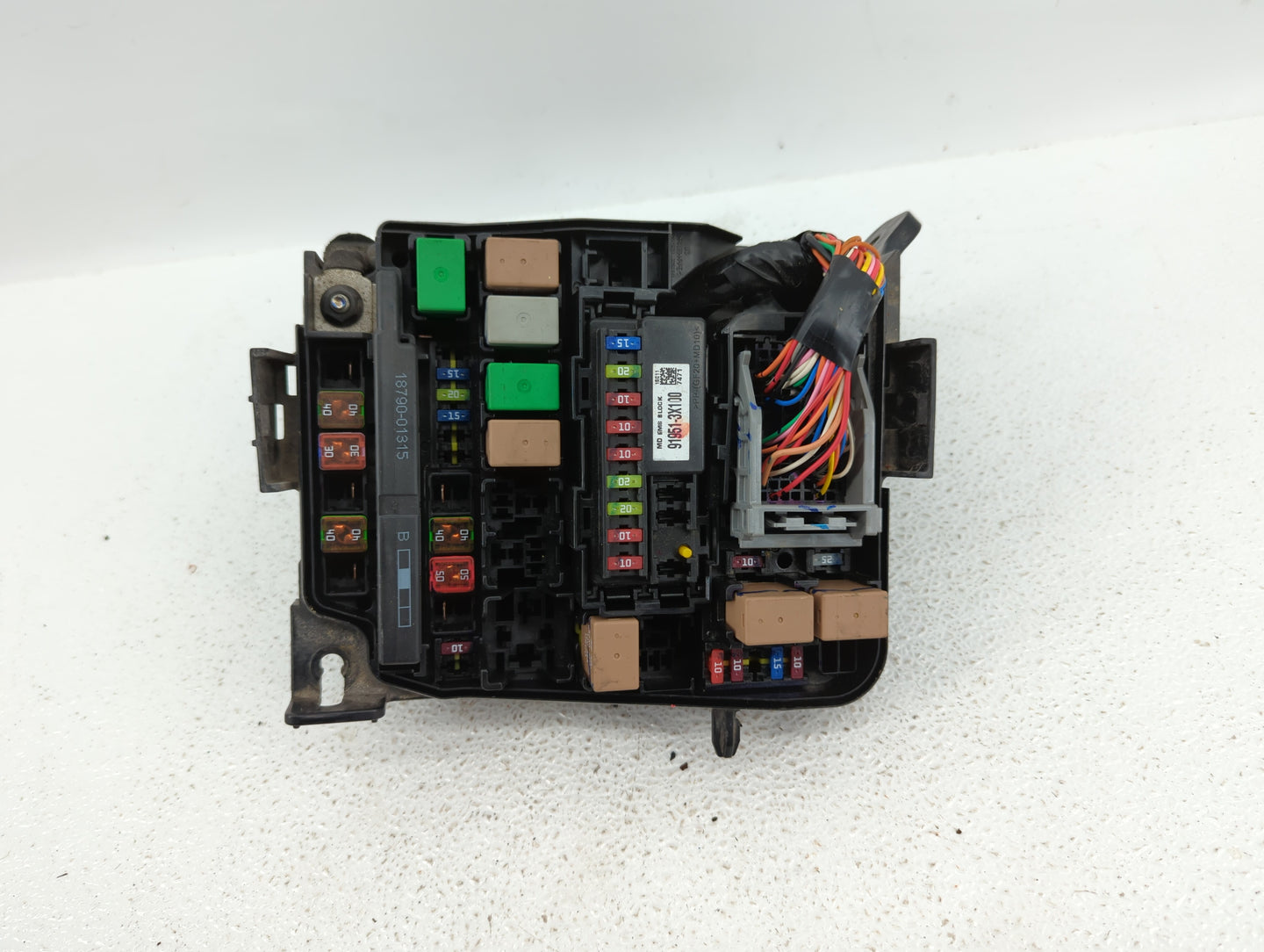 2014-2016 Hyundai Elantra Fusebox Fuse Box Panel Relay Module P/N:91951-3X100 Fits Fits 2014 2015 2016 OEM Used Auto Parts -