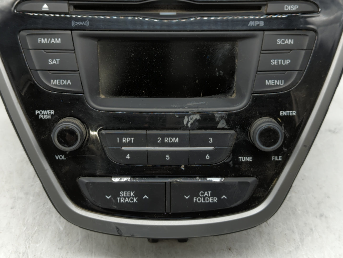 2014-2016 Hyundai Elantra Radio AM FM Cd Player Receiver Replacement P/N:96170-3X156GU Fits Fits 2014 2015 2016 OEM Used Aut