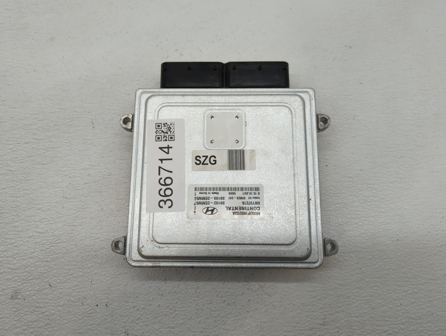 2014-2016 Hyundai Elantra PCM Engine Control Computer ECU ECM PCU OEM P/N:39102-2EMW5 39103-2EMW5 Fits Fits 2014 2015 2016 O