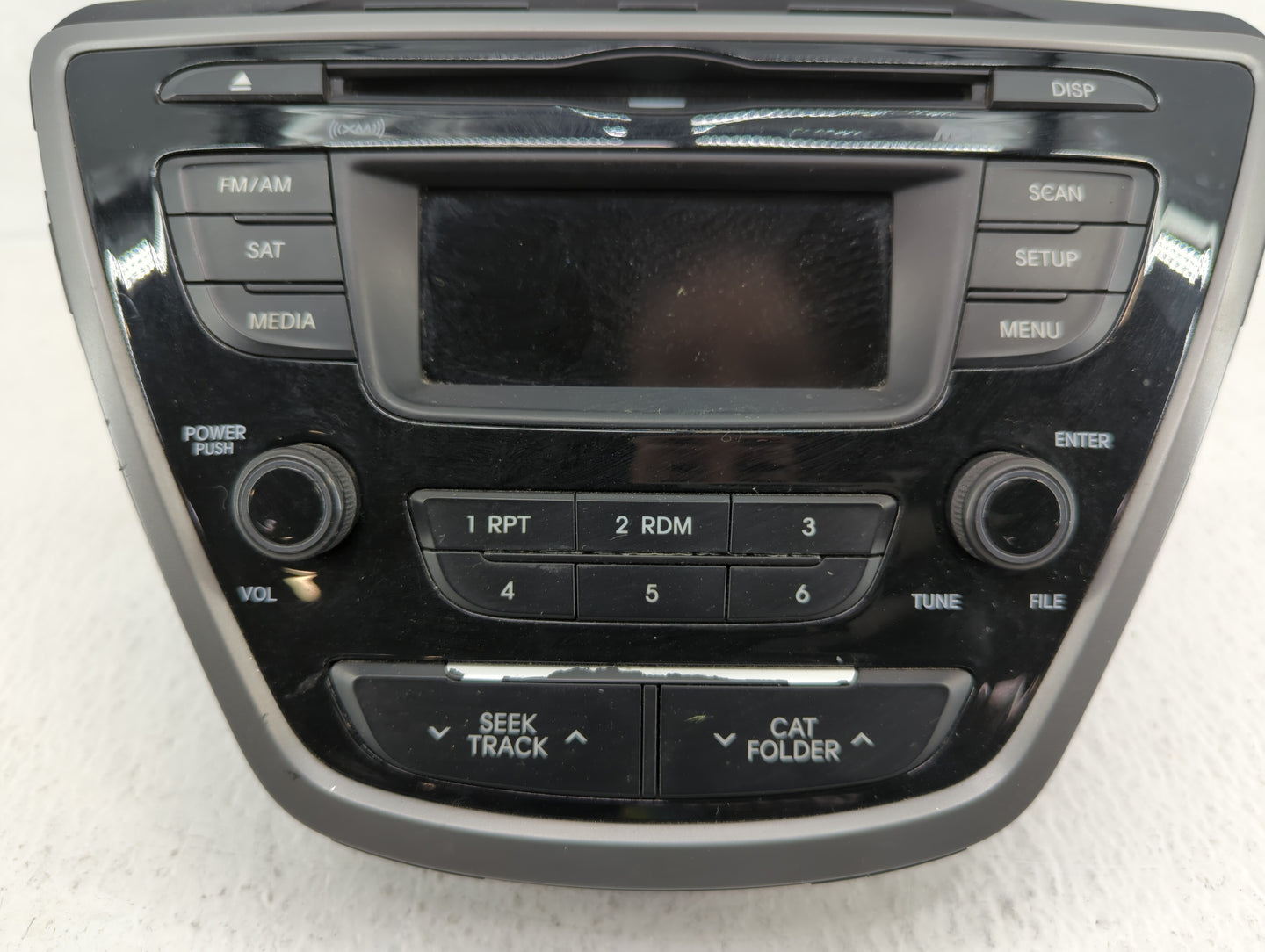 2014 Hyundai Elantra Am Fm Cd Player Radio Receiver - Oemusedautoparts1.com