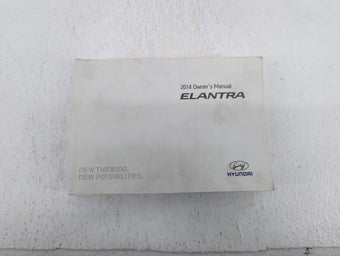compare product 2014 Hyundai Elantra Owners Manual Book Guide OEM Used Auto Parts