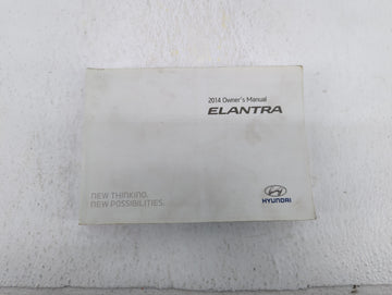 2014 Hyundai Elantra Owners Manual Book Guide OEM Used Auto Parts - Oemusedautoparts1.com