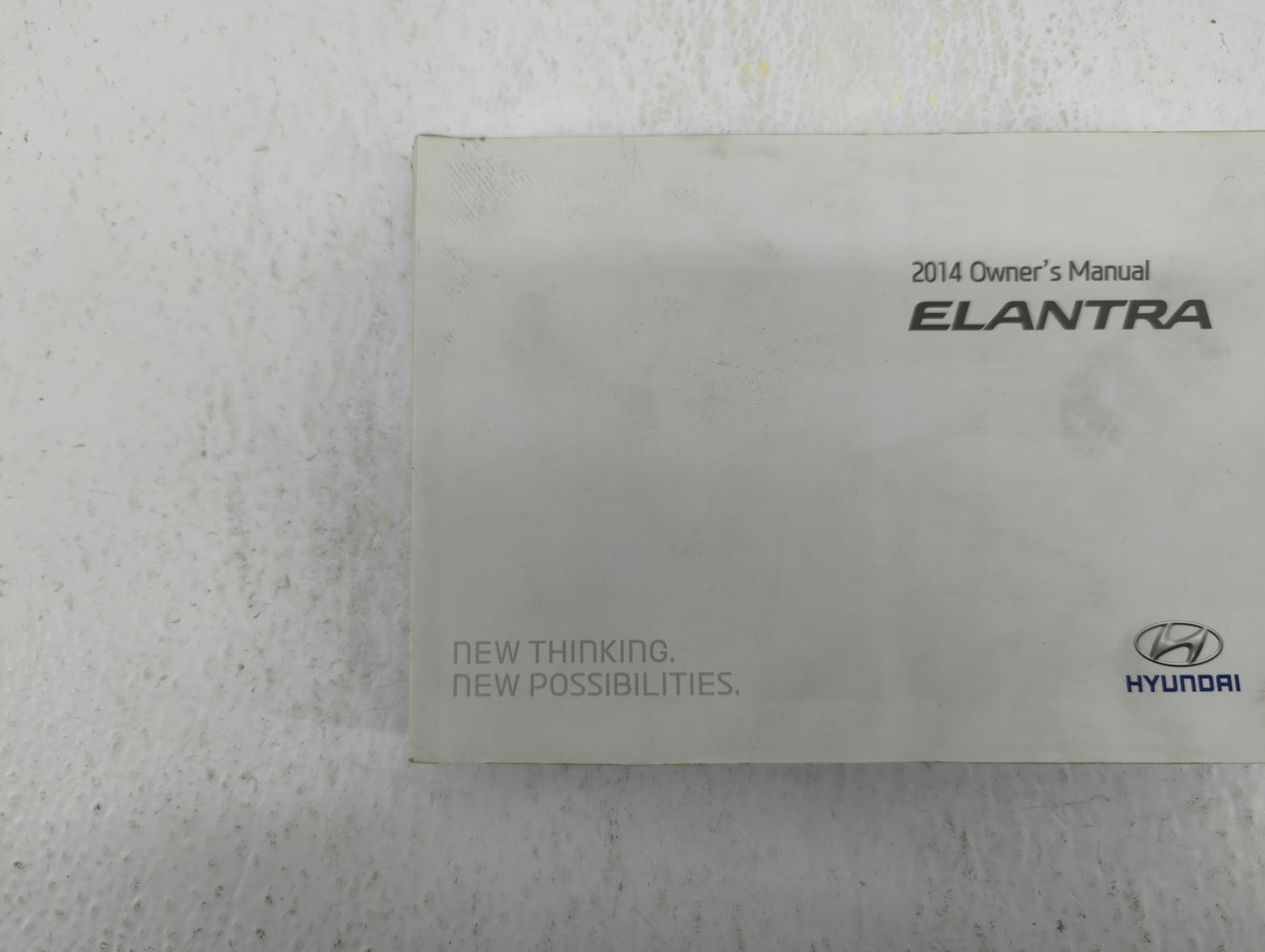 2014 Hyundai Elantra Owners Manual Book Guide OEM Used Auto Parts - Oemusedautoparts1.com