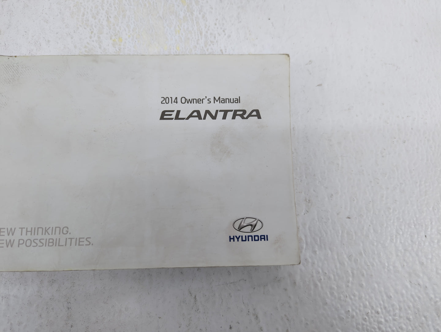 2014 Hyundai Elantra Owners Manual Book Guide OEM Used Auto Parts - Oemusedautoparts1.com