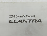 2014 Hyundai Elantra Owners Manual Book Guide OEM Used Auto Parts - Oemusedautoparts1.com