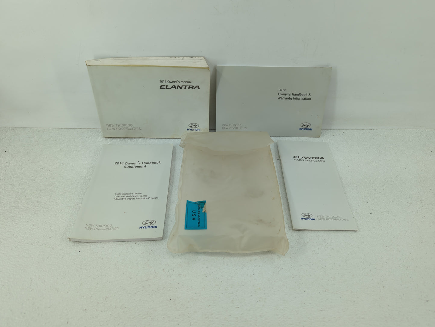 2014 Hyundai Elantra Owners Manual Book Guide OEM Used Auto Parts - Oemusedautoparts1.com