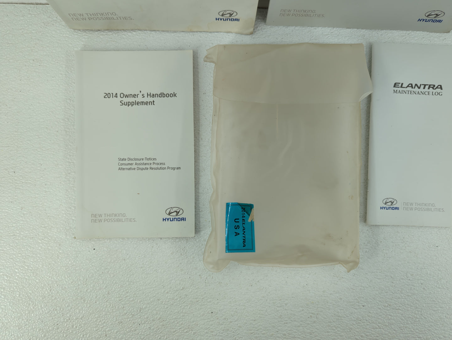 2014 Hyundai Elantra Owners Manual Book Guide OEM Used Auto Parts - Oemusedautoparts1.com