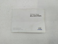2014 Hyundai Elantra Owners Manual Book Guide OEM Used Auto Parts - Oemusedautoparts1.com
