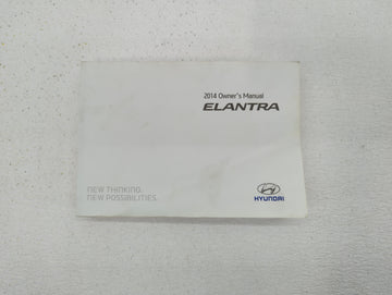 2014 Hyundai Elantra Owners Manual Book Guide OEM Used Auto Parts - Oemusedautoparts1.com