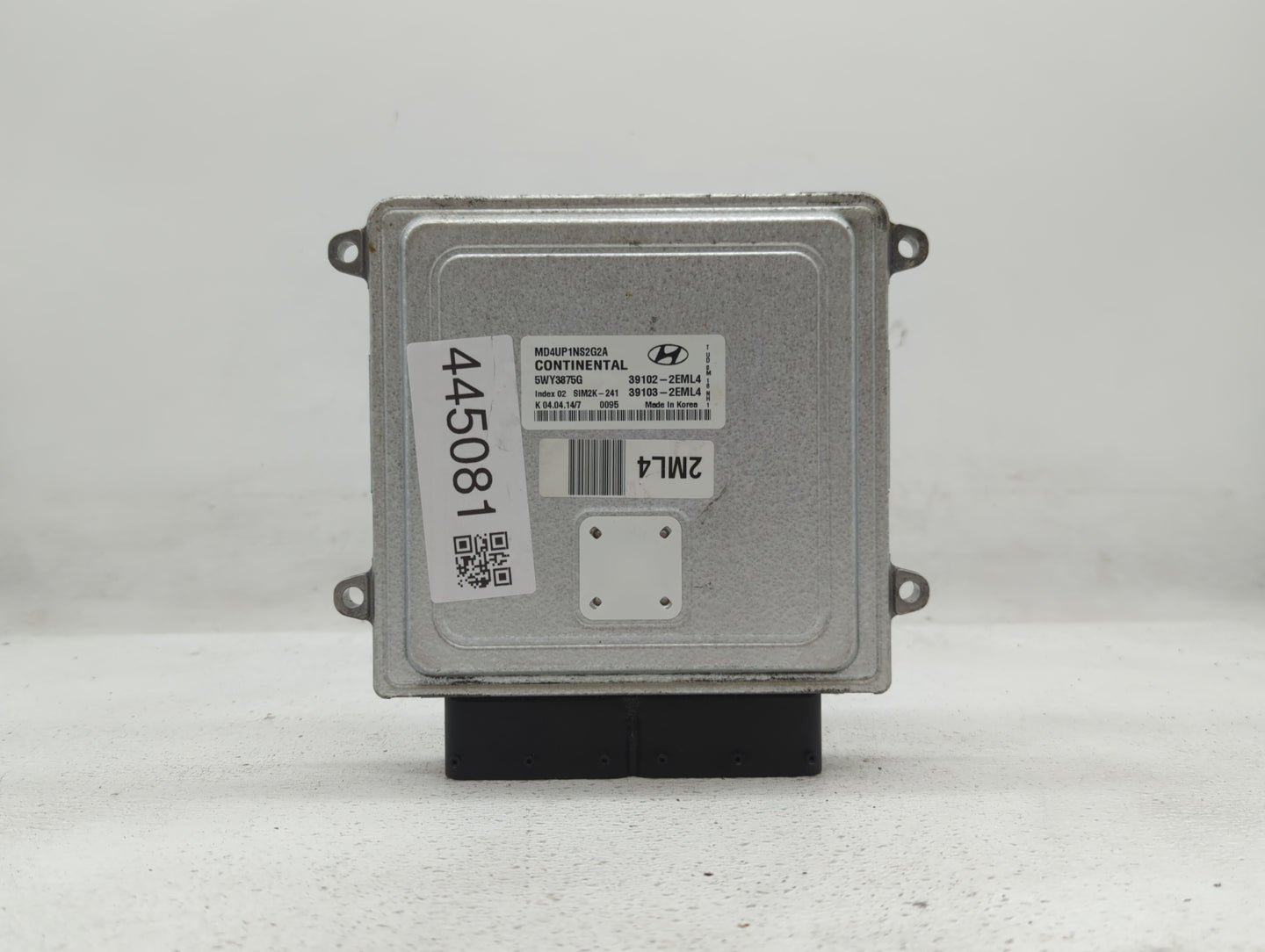 2014-2016 Hyundai Elantra PCM Engine Control Computer ECU ECM PCU OEM P/N:39103-2EML4 39102-2EML4 Fits Fits 2014 2015 2016 O