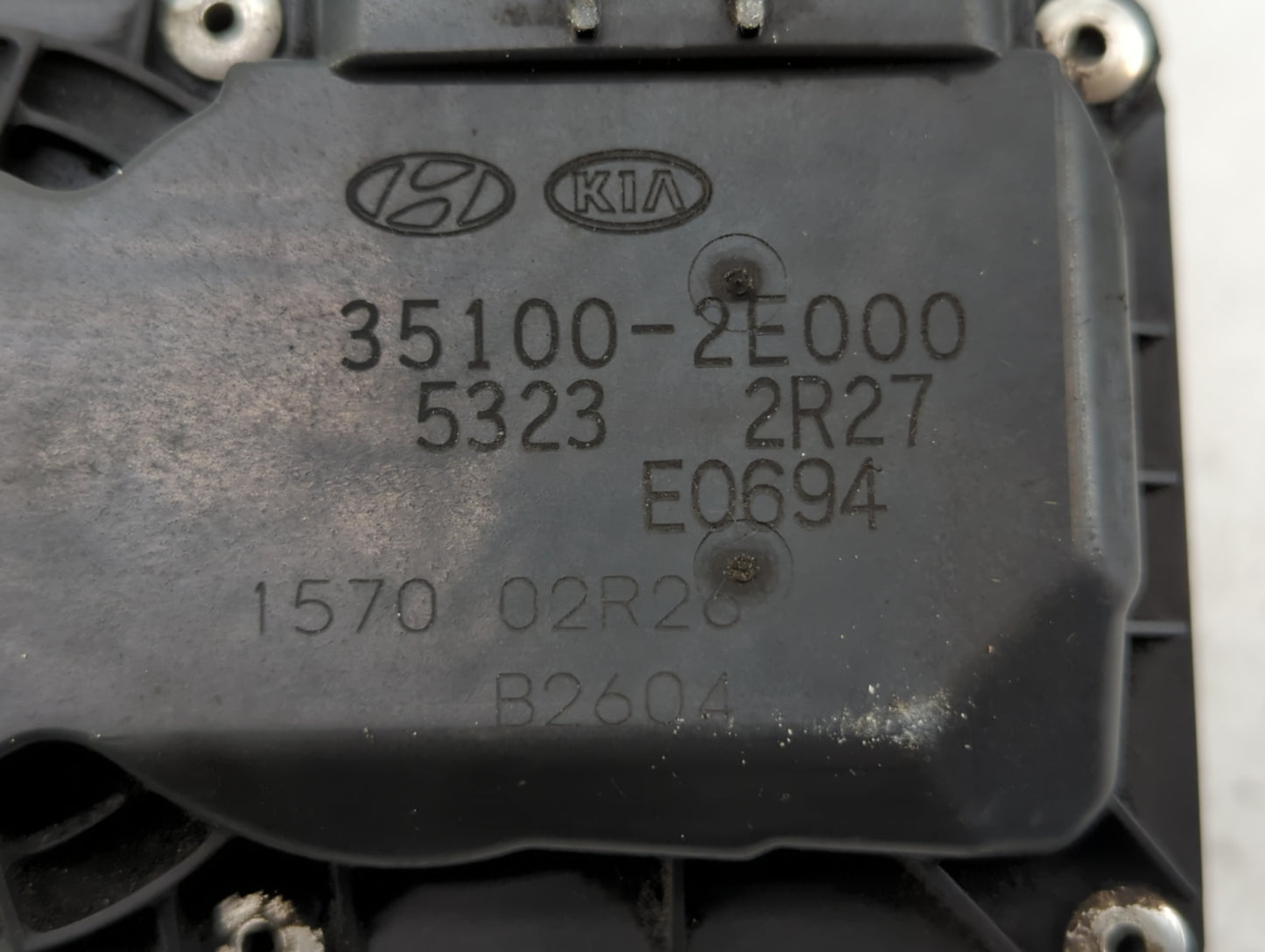 2011-2020 Hyundai Elantra Throttle Body P/N:35100-2E000 35100-2E710 Fits OEM Used Auto Parts - Oemusedautoparts1.com
