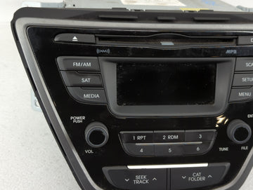 2014-2016 Hyundai Elantra Radio AM FM Cd Player Receiver Replacement P/N:96170-3X156GU Fits Fits 2014 2015 2016 OEM Used Auto Parts