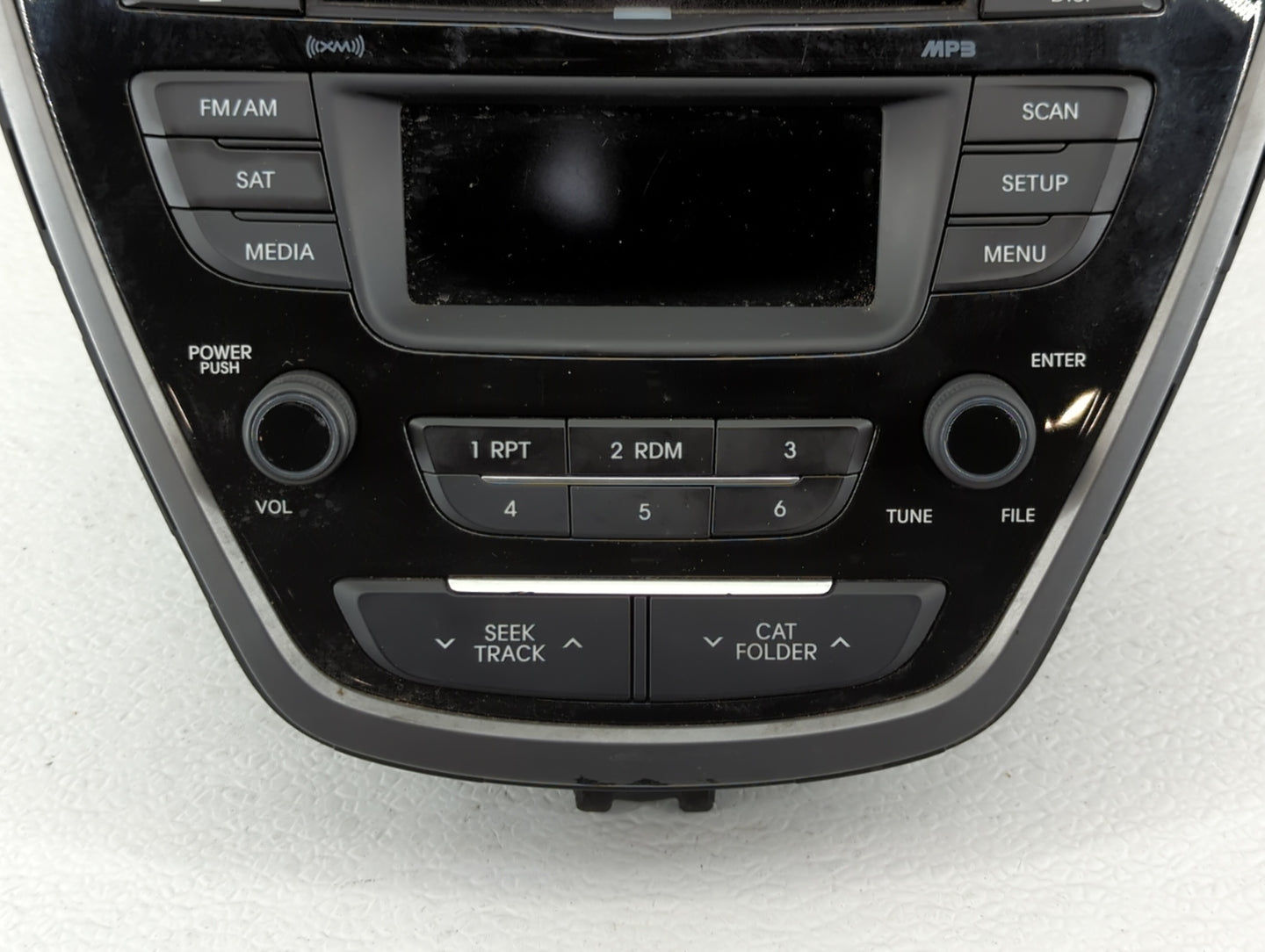 2014-2016 Hyundai Elantra Radio AM FM Cd Player Receiver Replacement P/N:96170-3X156GU Fits Fits 2014 2015 2016 OEM Used Aut