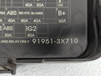 2014-2016 Hyundai Elantra Fusebox Fuse Box Panel Relay Module P/N:91951-3X710 91951-3X100 Fits Fits 2014 2015 2016 OEM Used 