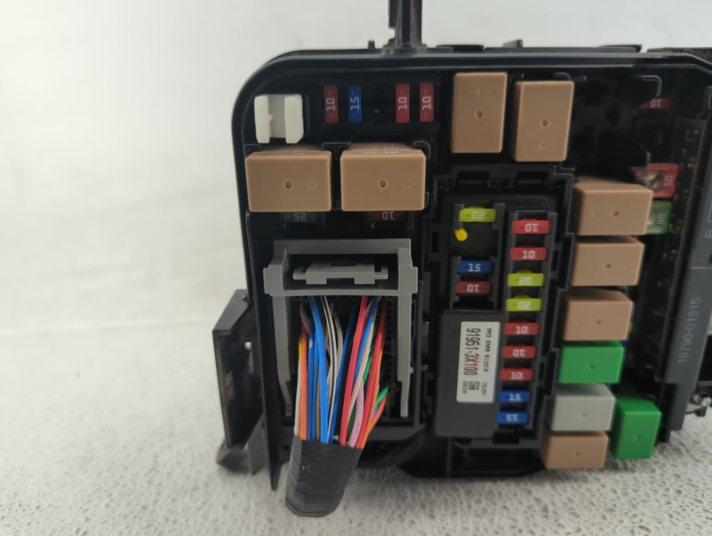 2014-2016 Hyundai Elantra Fusebox Fuse Box Panel Relay Module P/N:91951-3X100 P68336771AC, 91266-3X060 Fits Fits 2014 2015 2