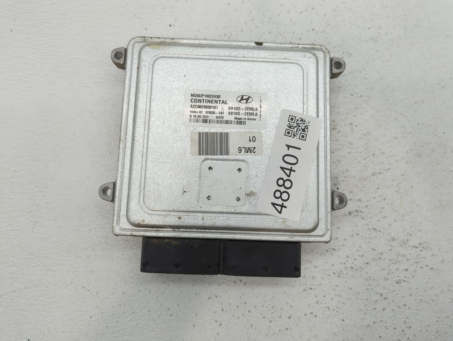 2014-2016 Hyundai Elantra PCM Engine Control Computer ECU ECM PCU OEM P/N:39103-2EML6 39102-2EML6 Fits Fits 2014 2015 2016 O