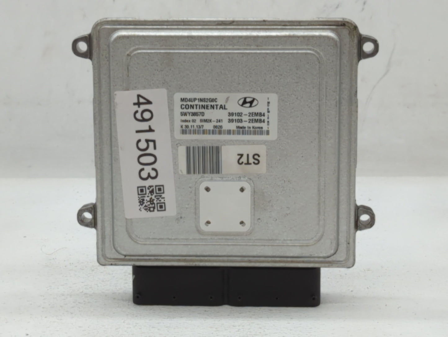 2014-2015 Hyundai Elantra PCM Engine Control Computer ECU ECM PCU OEM P/N:39103-2EMB4 39102-2EMB4 Fits Fits 2014 2015 OEM Us