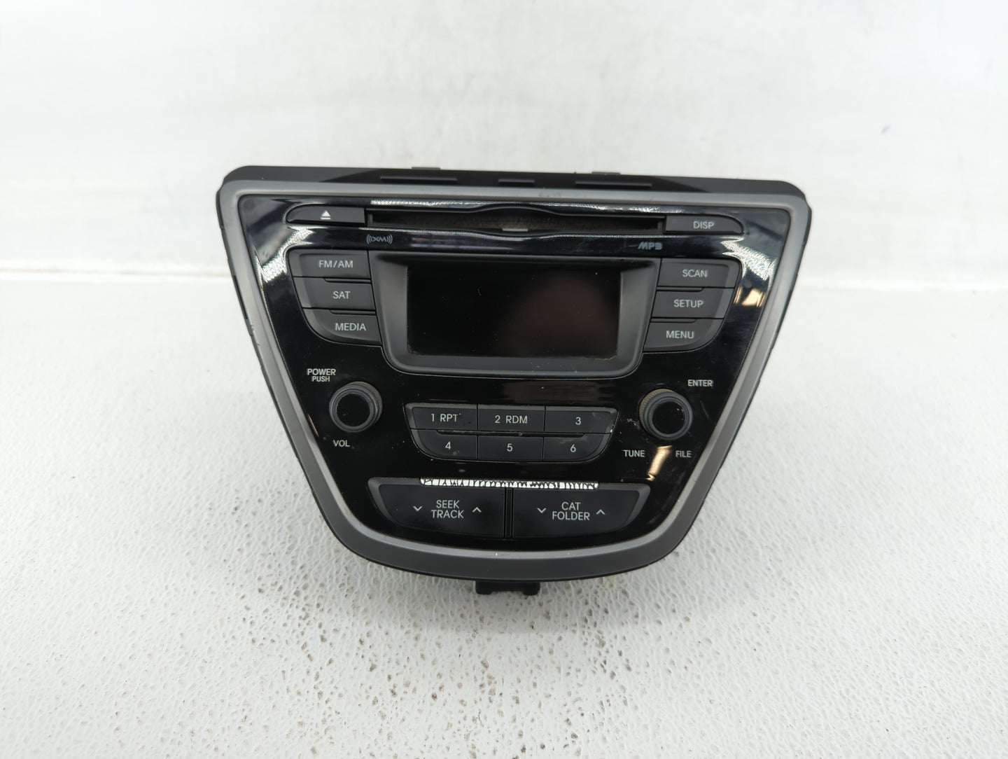 2014-2016 Hyundai Elantra Radio AM FM Cd Player Receiver Replacement P/N:96170-3X156GU Fits Fits 2014 2015 2016 OEM Used Aut