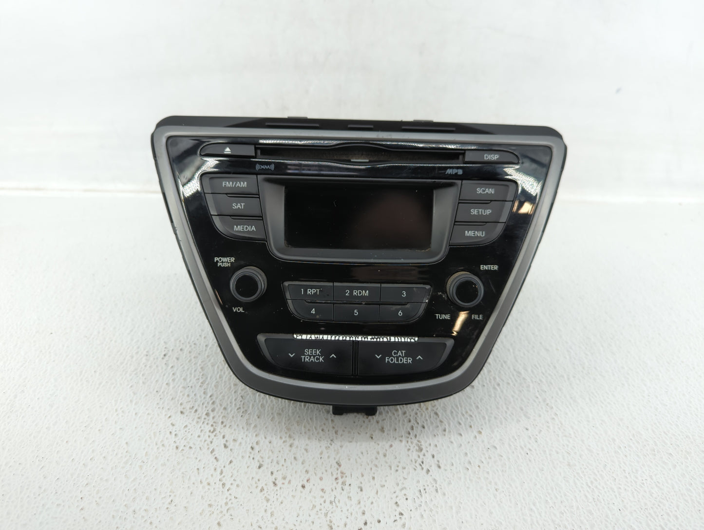2014-2016 Hyundai Elantra Radio AM FM Cd Player Receiver Replacement P/N:96170-3X156GU Fits Fits 2014 2015 2016 OEM Used Aut