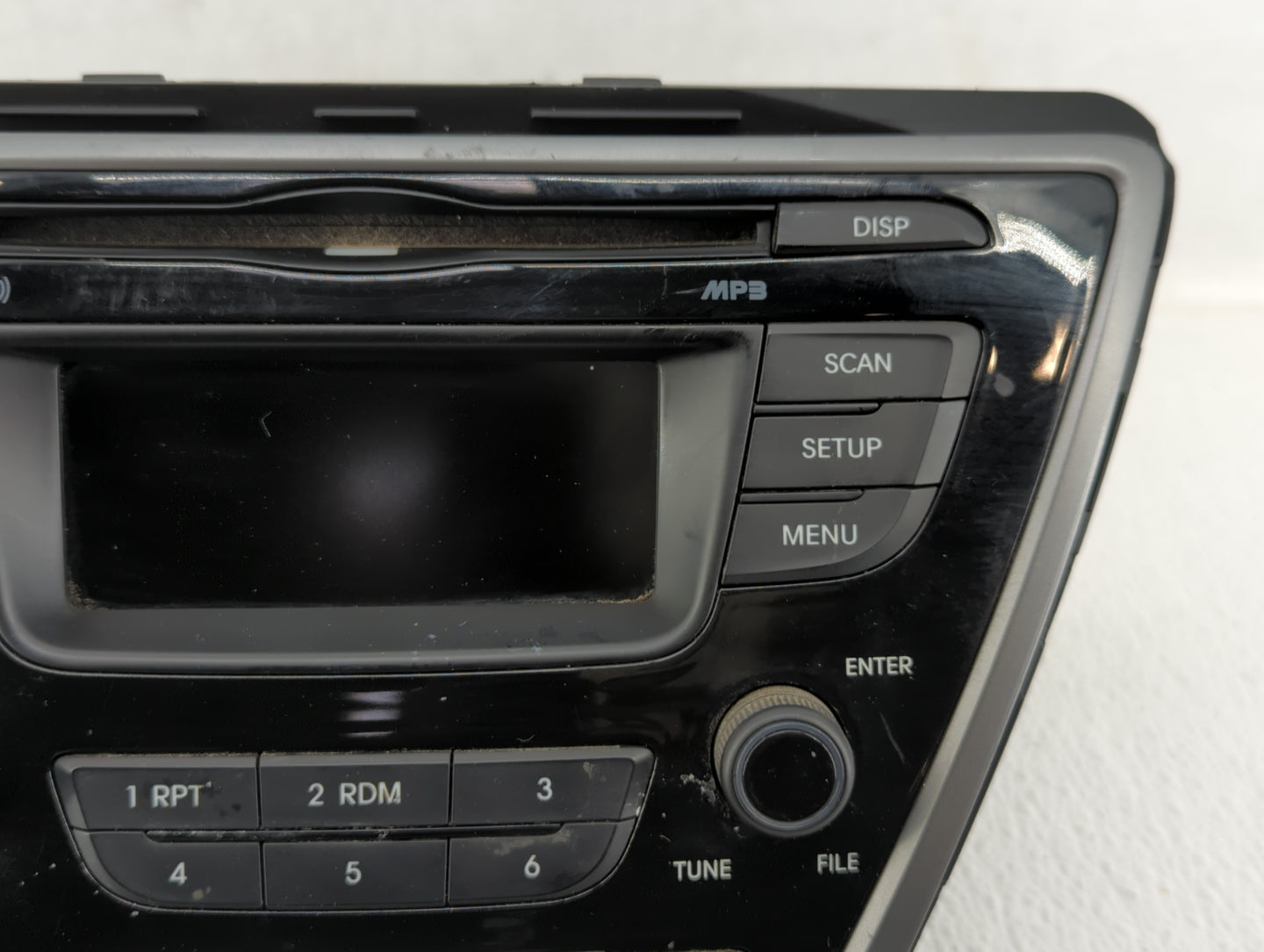 2014-2016 Hyundai Elantra Radio AM FM Cd Player Receiver Replacement P/N:96170-3X156GU Fits Fits 2014 2015 2016 OEM Used Aut