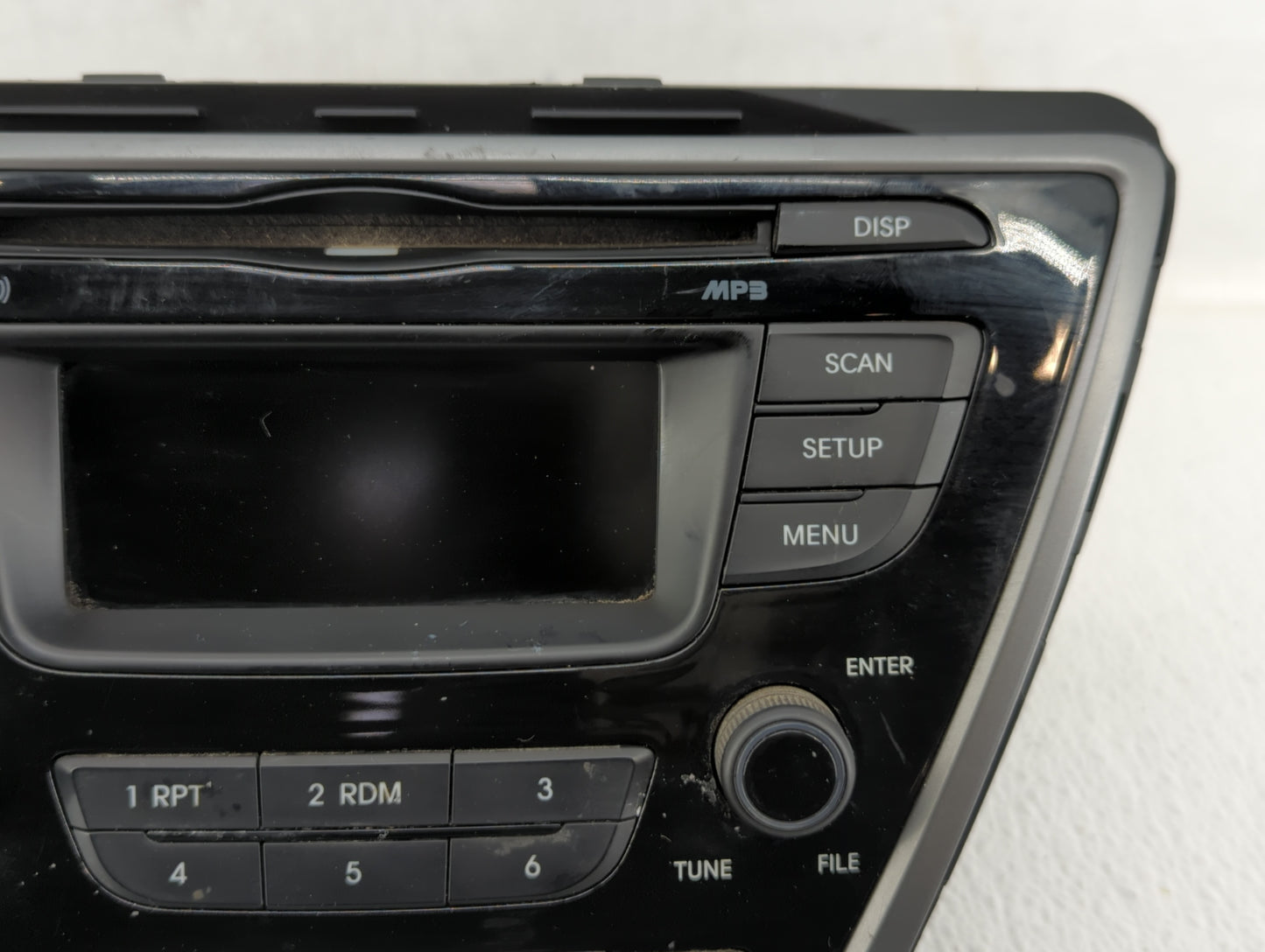 2014-2016 Hyundai Elantra Radio AM FM Cd Player Receiver Replacement P/N:96170-3X156GU Fits Fits 2014 2015 2016 OEM Used Aut