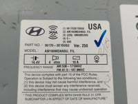 2014-2016 Hyundai Elantra Radio AM FM Cd Player Receiver Replacement P/N:96170-3X156GU Fits Fits 2014 2015 2016 OEM Used Aut