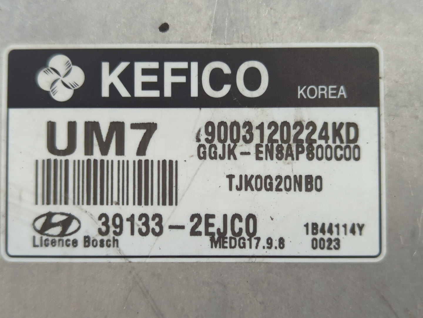 2014 Hyundai Elantra PCM Engine Control Computer ECU ECM PCU OEM P/N:39133-2EJC0 39132-2EJC0 Fits OEM Used Auto Parts - Oemu