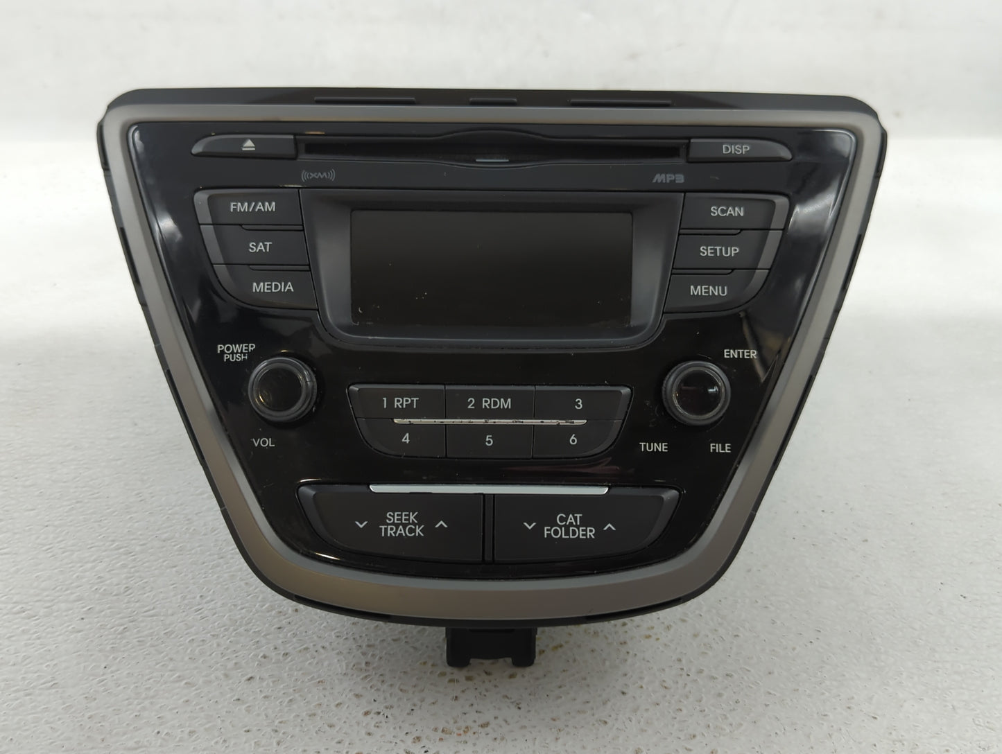 2014-2016 Hyundai Elantra Radio AM FM Cd Player Receiver Replacement P/N:96170-3X156GU Fits Fits 2014 2015 2016 OEM Used Aut