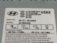 Hyundai Elantra Am Fm Cd Player Radio Receiver - Oemusedautoparts1.com