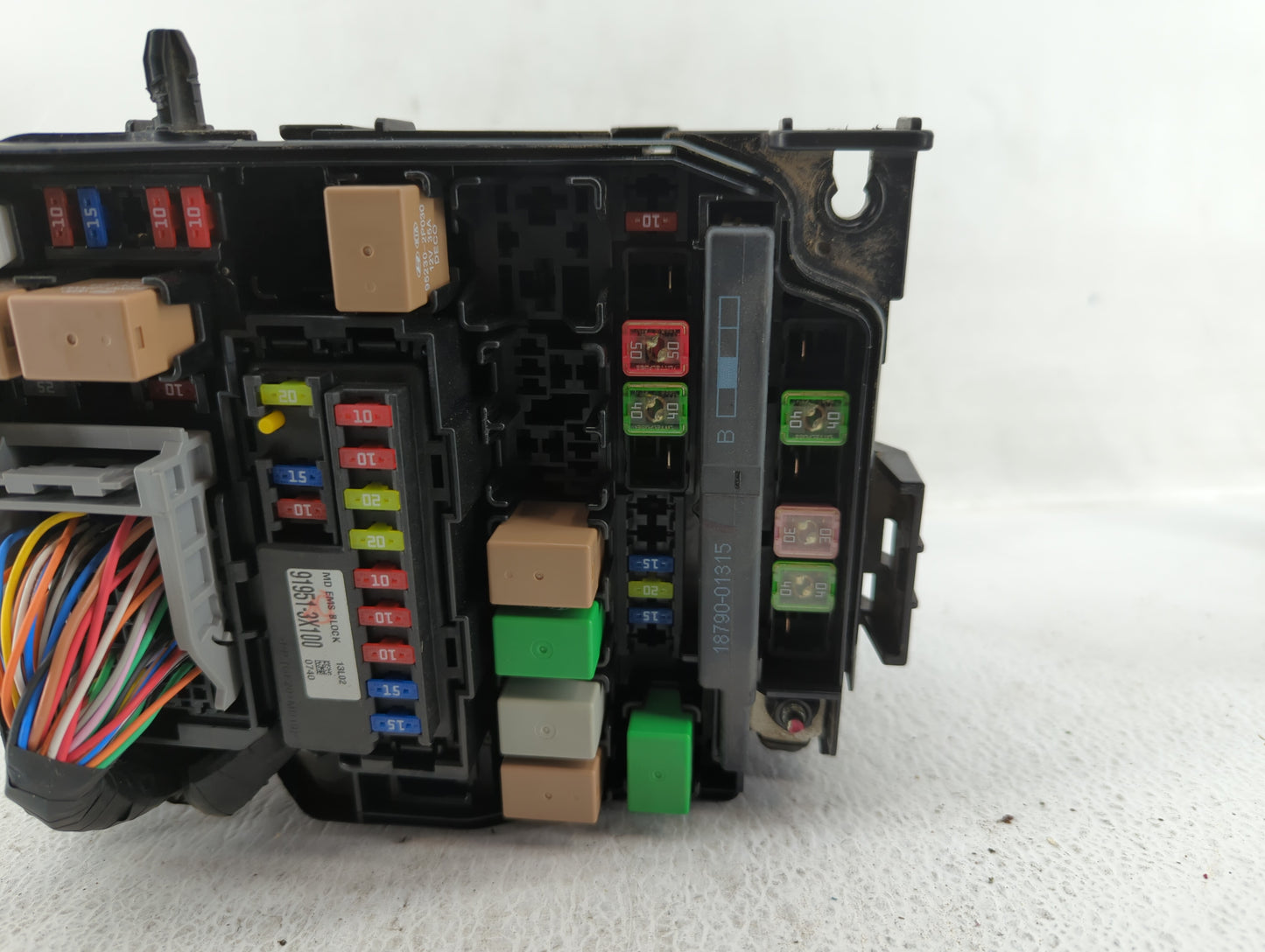 2014-2016 Hyundai Elantra Fusebox Fuse Box Panel Relay Module P/N:91265-3X060 91950-3X510 Fits Fits 2014 2015 2016 OEM Used 