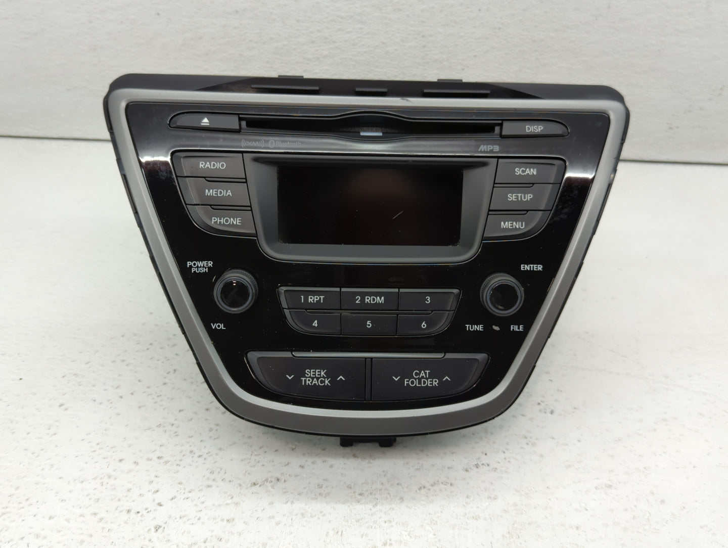 2014-2015 Hyundai Elantra Radio AM FM Cd Player Receiver Replacement P/N:96170-3X166GU Fits Fits 2014 2015 OEM Used Auto Par