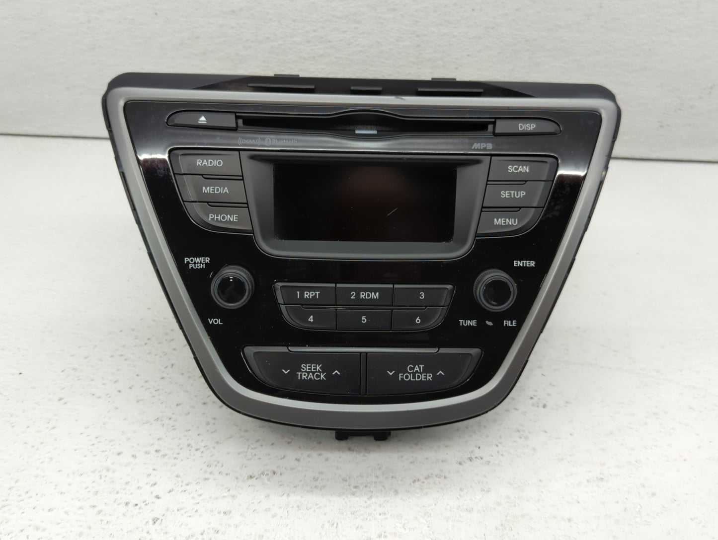 2014-2015 Hyundai Elantra Radio AM FM Cd Player Receiver Replacement P/N:96170-3X166GU Fits Fits 2014 2015 OEM Used Auto Par
