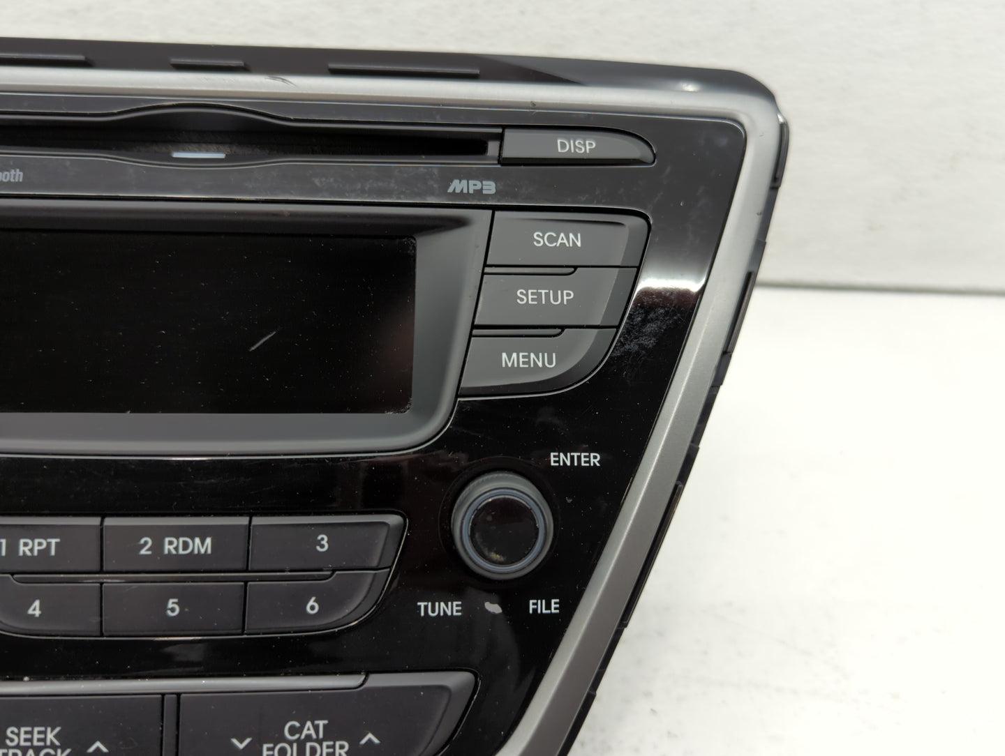 2014-2015 Hyundai Elantra Radio AM FM Cd Player Receiver Replacement P/N:96170-3X166GU Fits Fits 2014 2015 OEM Used Auto Par