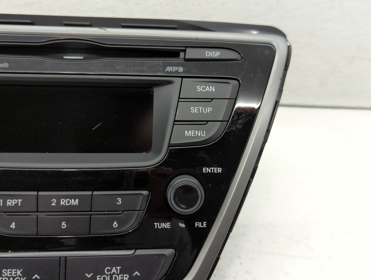 2014-2015 Hyundai Elantra Radio AM FM Cd Player Receiver Replacement P/N:96170-3X166GU Fits Fits 2014 2015 OEM Used Auto Par