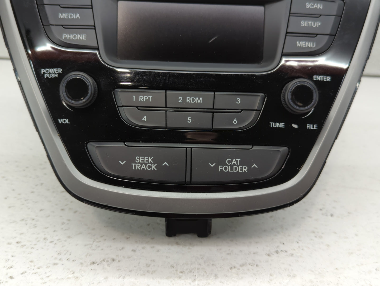 2014-2015 Hyundai Elantra Radio AM FM Cd Player Receiver Replacement P/N:96170-3X166GU Fits Fits 2014 2015 OEM Used Auto Par