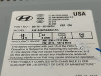 2014-2015 Hyundai Elantra Radio AM FM Cd Player Receiver Replacement P/N:96170-3X166GU Fits Fits 2014 2015 OEM Used Auto Par
