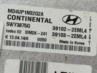 2014-2016 Hyundai Elantra PCM Engine Control Computer ECU ECM PCU OEM P/N:39103-2EML4 39102-2EML4 Fits Fits 2014 2015 2016 O