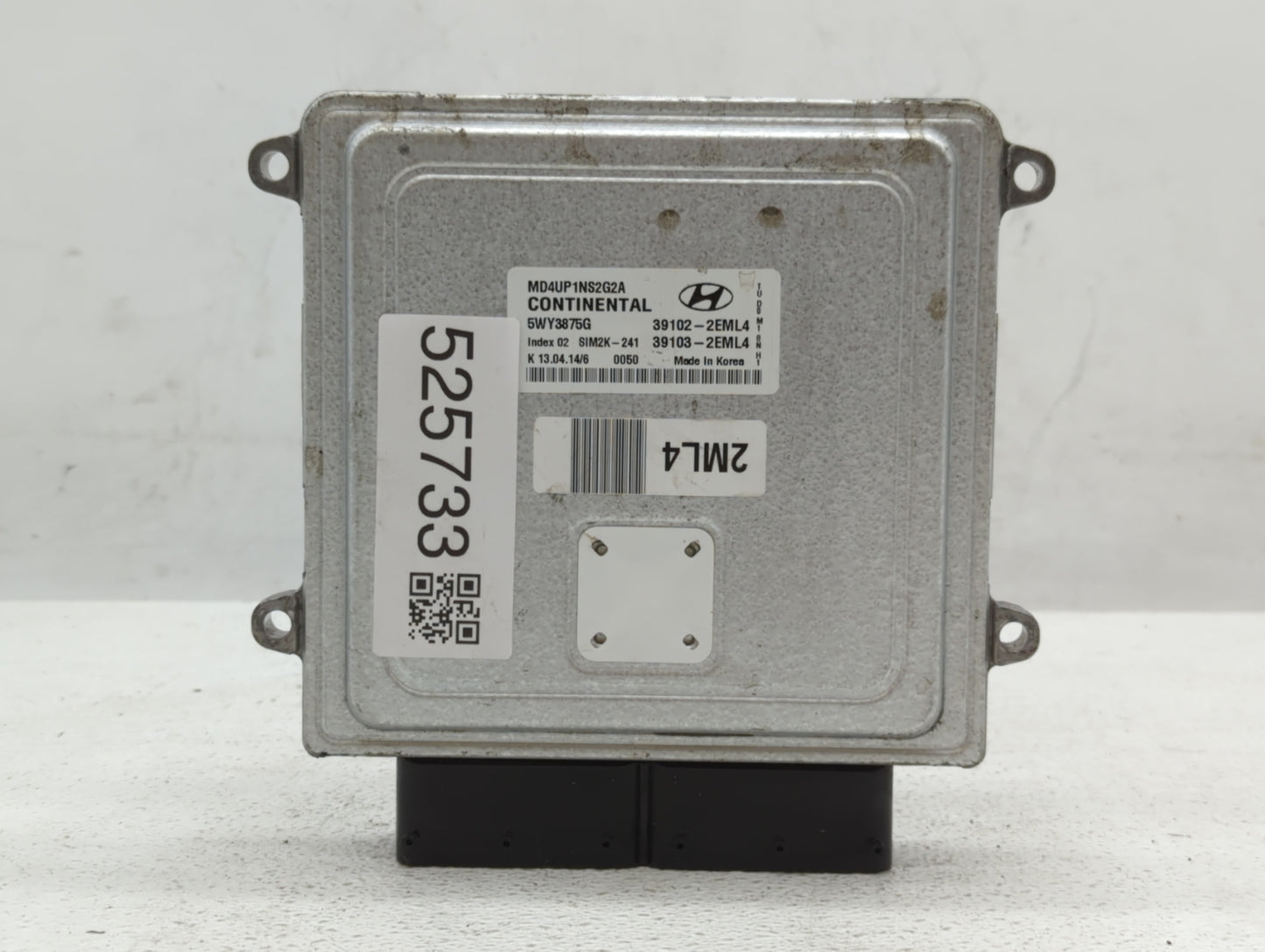 2014-2016 Hyundai Elantra PCM Engine Control Computer ECU ECM PCU OEM P/N:39103-2EML4 39102-2EML4 Fits Fits 2014 2015 2016 O