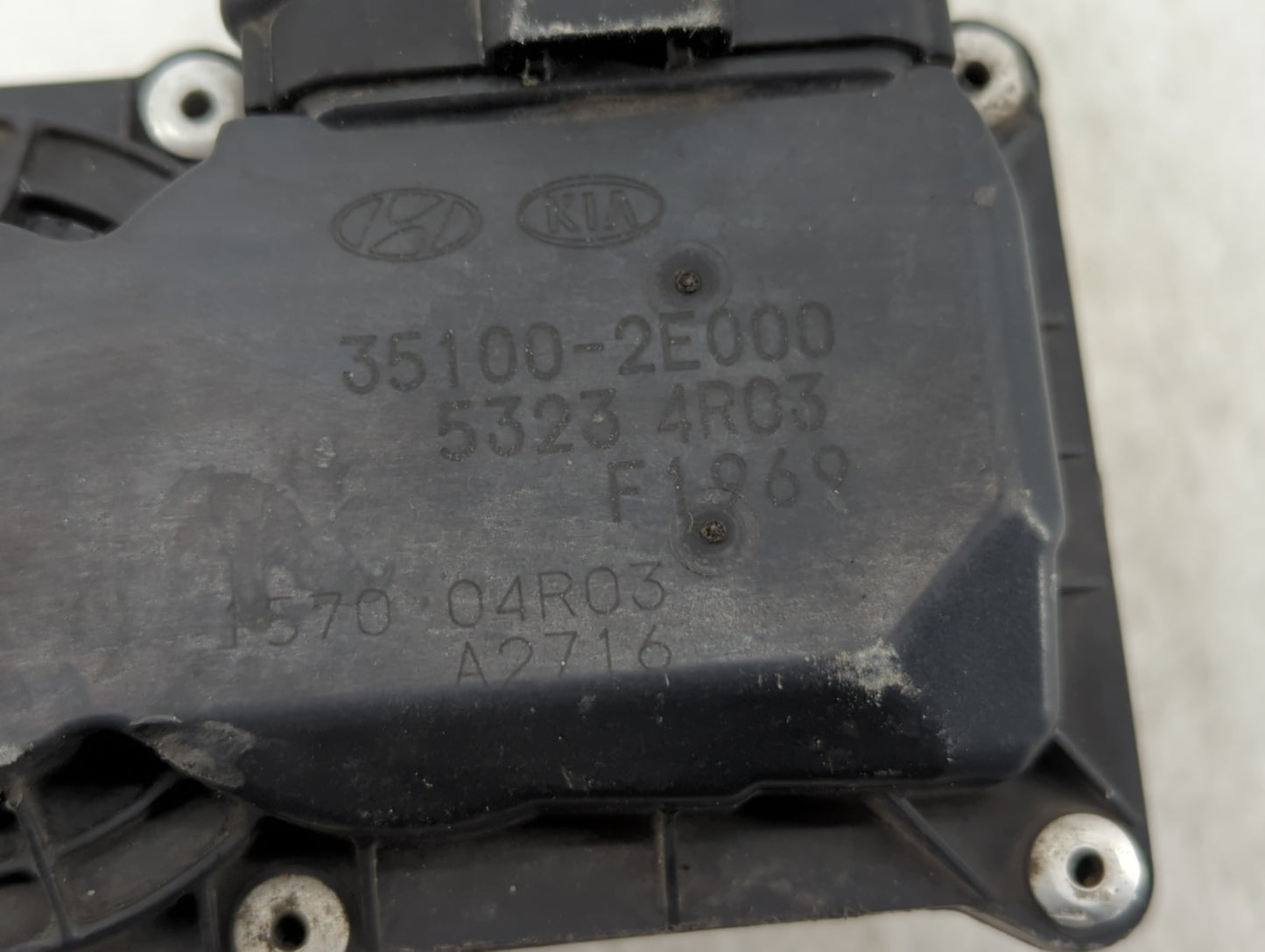 2011-2020 Hyundai Elantra Throttle Body P/N:35100-2E000 Fits Fits 2011 2012 2013 2014 2015 2016 2017 2018 2019 2020 2021 OEM