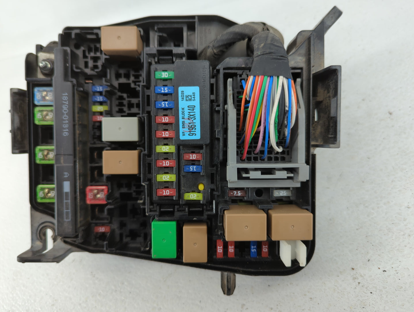 2014-2015 Hyundai Elantra Fusebox Fuse Box Panel Relay Module P/N:91239-A5245 Fits Fits 2014 2015 OEM Used Auto Parts - Oemu