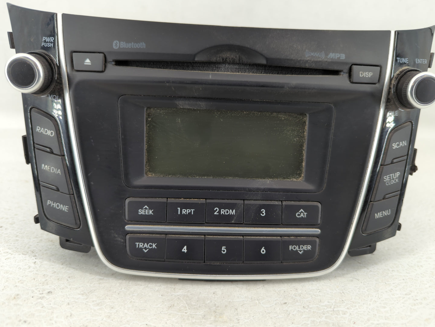 2014-2015 Hyundai Elantra Radio AM FM Cd Player Receiver Replacement P/N:96170-A5160GU Fits Fits 2014 2015 OEM Used Auto Par